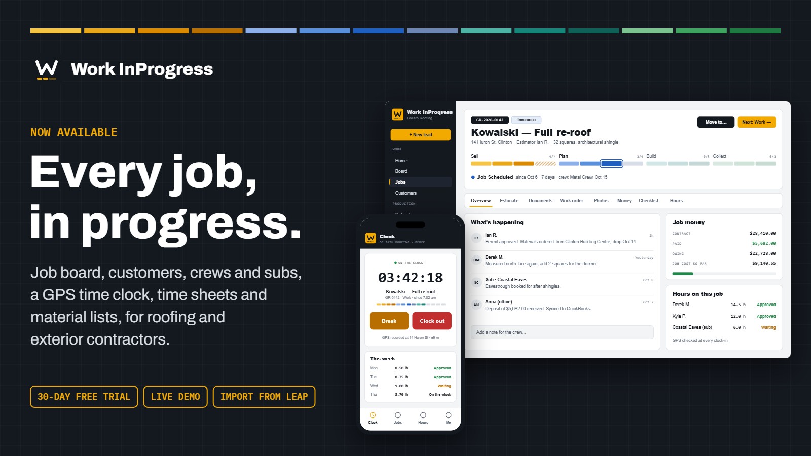 Introducing Work InProgress: every job, in progress